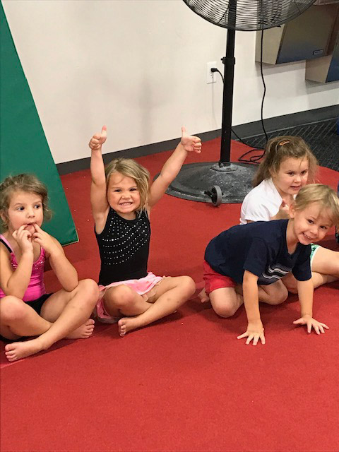 Children excited to begin our summer camp!